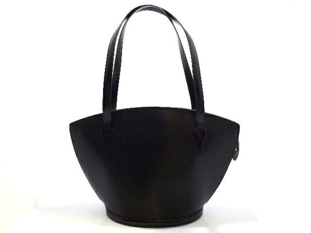 LOUIS VUITTON Saint Jacques Shopping Shoulder Bag Epi Noir Black